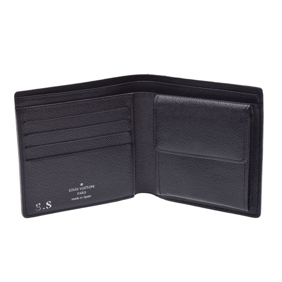 Louis Vuitton Graphite Black Portefeuille Wallet Marco Bifold - Picture 5 of 12